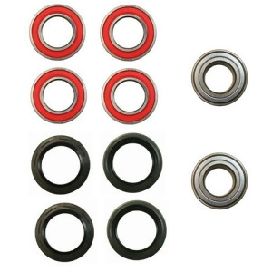 Front Rear Wheel Bearings Seals Kit 2007-2008 Yamaha Grizzly 400 4x4 Irs - All