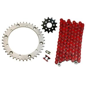 Red 520x92 O-Ring Drive Chain 13/40 Sprockets 2001-2005 Yamaha Raptor 660 - All