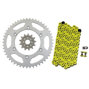 Yellow 520x112 Drive Chain 13/49 Gearing Yamaha Yz250f 13T 49T Sprockets - All