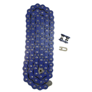 Blue 530x104 O-Ring Drive Chain Motorcycle 530 Pitch 104 Links 8200# Tensile - All