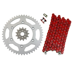 Red 520x112 Drive Chain 13/49 Gearing Yamaha Yz250f 13T 49T Sprockets - All