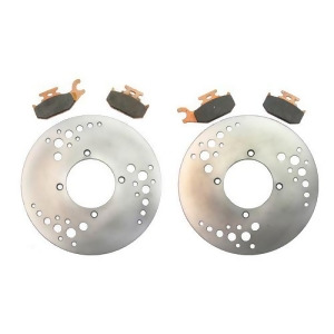 Front Brake Rotors and Pads Can Am Outlander Max 400 Xt 4x4 2007 2008 2009 - All
