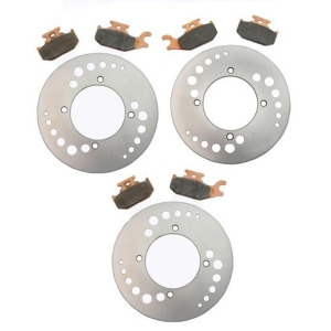 Front Rear Brake Rotors and Pads Can Am Renegade 800 R X 2009 2010 - All