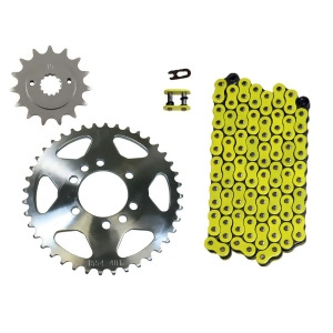 Yellow 520x98 Non O-Ring Drive Chain 15/40 Sprockets 2004-2008 Arctic Cat Dvx400 - All