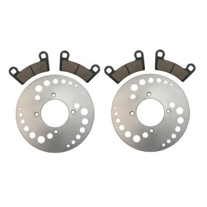 Front Brake Rotors and Pads Polaris Outlaw 525 S Irs 2008 2009 2010 2011 - All