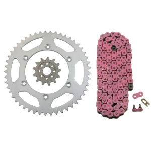 Pink 520x112 Drive Chain 13/49 Gearing Yamaha Yz250f 13T 49T Sprockets - All