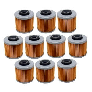 Factory Spec brand Oil Filters 10 Pack Yamaha Mx Atv Motorcycle 10x Fs-707 - All