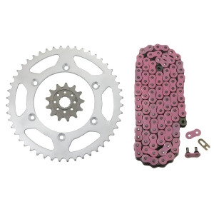 Pink 520x114 Drive Chain 13/48 Gearing Yamaha Yz125 13T 48T Sprockets - All