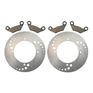 Front Brake Rotors and Pads Polaris Sportsman 550 X2 2010 2011 - All