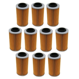 10 Pack Oil Filters Bombardier Can Am Traxter 500 650 Auto Cvt - All