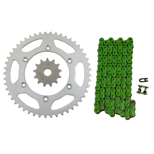 Green 520x112 Drive Chain 13/49 Gearing Yamaha Yz125 13T 49T Sprockets - All