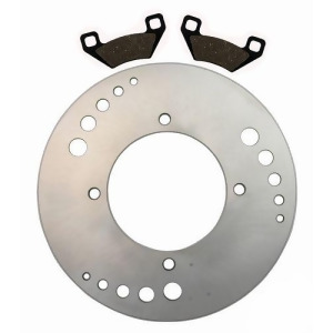 06 Front Rotor Brake Disc with Pads Polaris Hawkeye 300 2x4 4x4 2006 - All