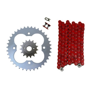 Red 520x96 Drive Chain 15/39 Sprockets 1999-2004 Honda Trx400ex More Power - All