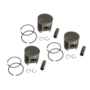 3 Spi .020 Over Bore Piston Kits Polaris Indy 600 Xcr 600 Xlt 600 Triumph 65.5mm - All