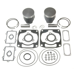 2 Spi Pistons Top End Gasket Kit Arctic Cat Zr900 King Cat 900 Mountain Cat - All