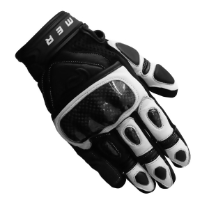 Men's Fulmer Gt8c Street Gp Hard Knuckle Leather/Mesh Gloves Motorcycle Riding - 2XL