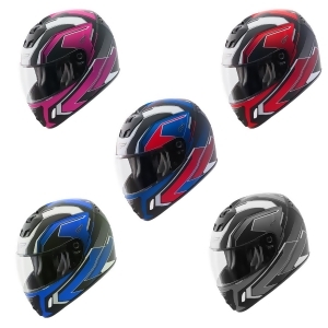 Adult Fulmer N4 Tech 9 Street Motorcycle Helmet Full Face Dot/ece Approved - S