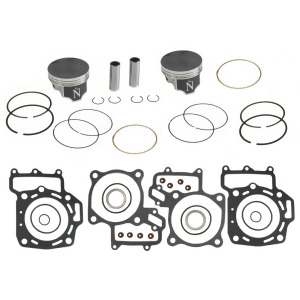 040 Over Bore Pistons Gasket Kit 2006-2013 Kawasaki Brute Force 650 4x4i 81mm - All