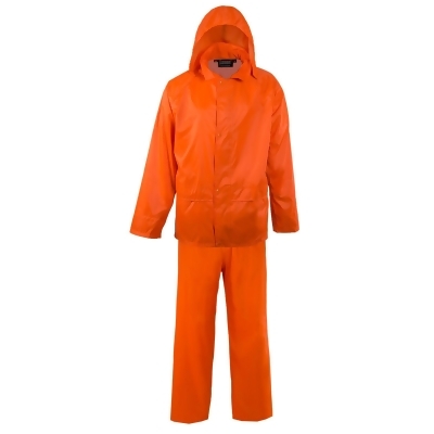 Adult Mossi Ambush-X Rain Suit Blaze Orange Rain Jacket & Rain Pants 