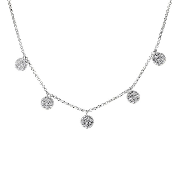 AKEMI - Pave Coin Dangle Necklace (SPECIAL)