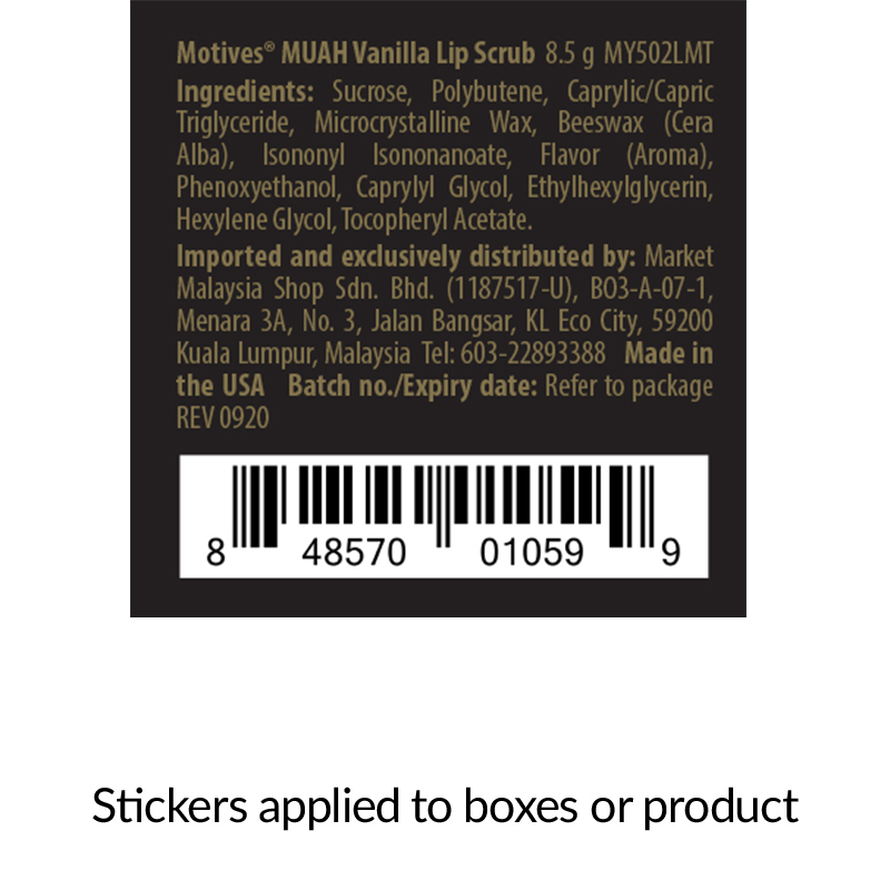 Motives® MUAH Vanilla Lip Scrub