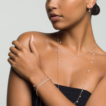LALA - Pierced Round Cut Necklace - Final Sale