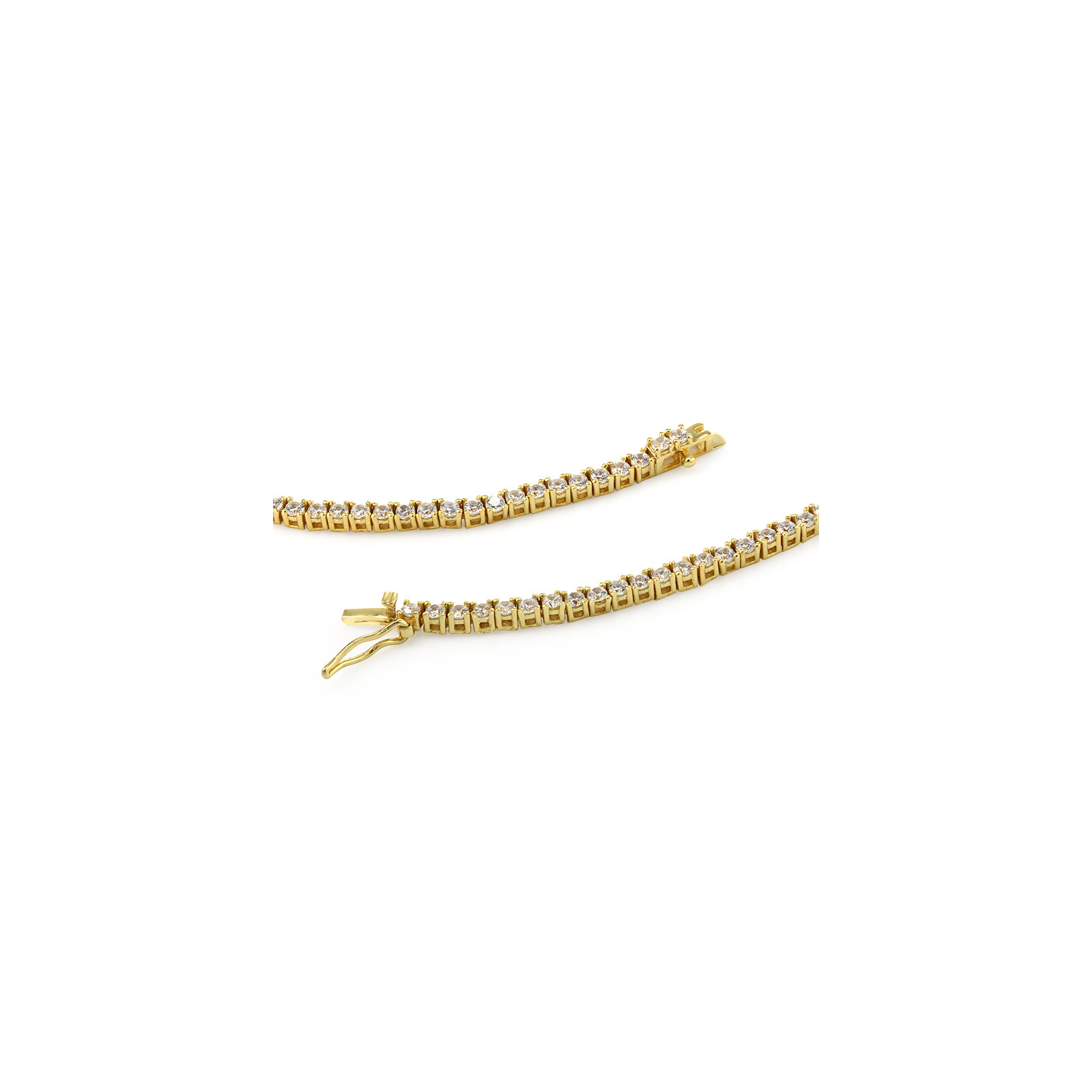 HAILEY - Round Cut Tennis Necklace