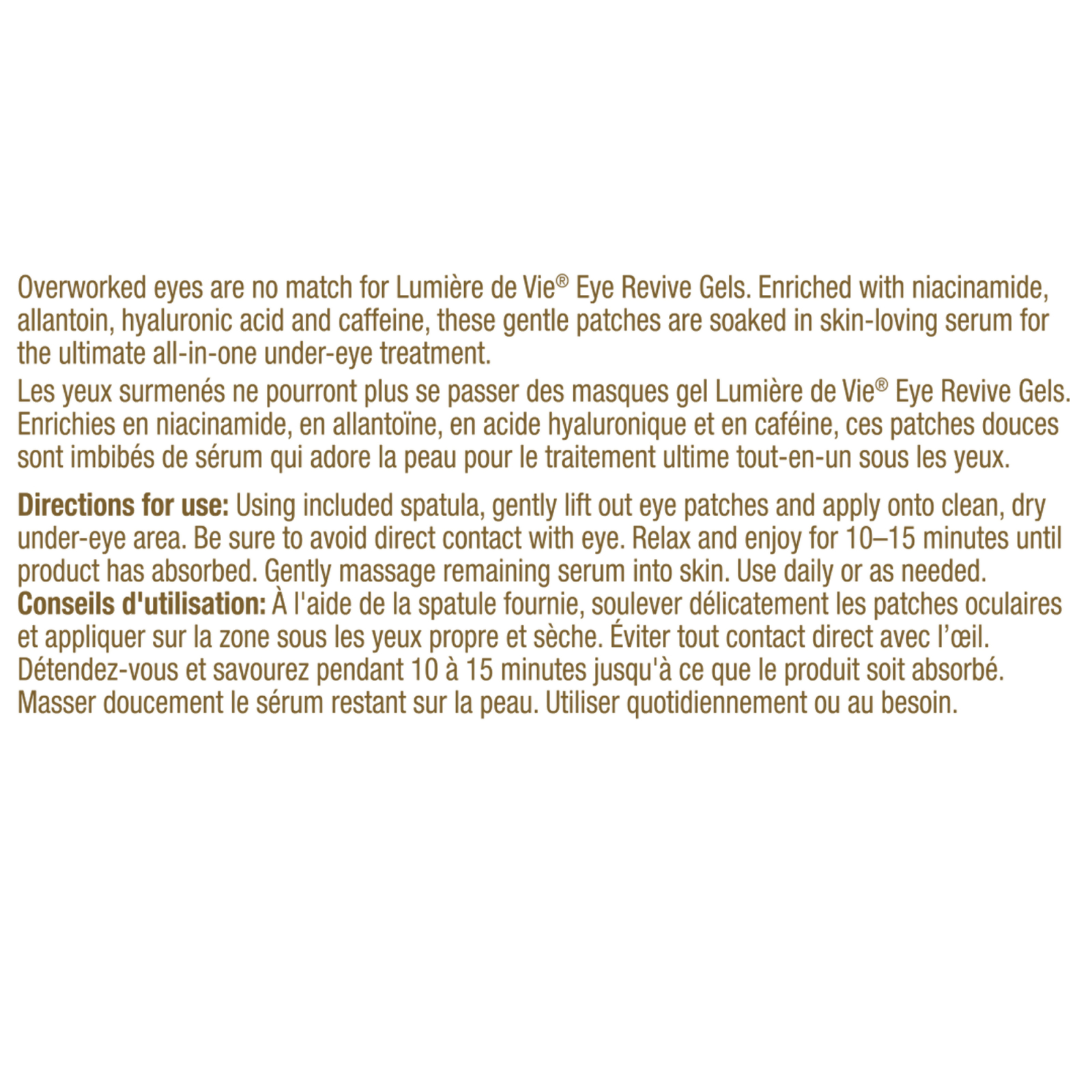 Lumière de Vie® Eye Revive Gels