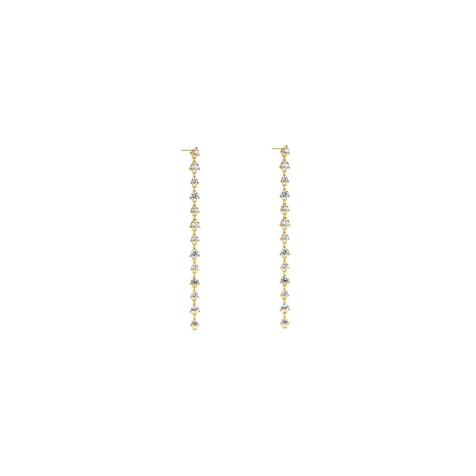 BISOUS - Prong Set Loop Earrings