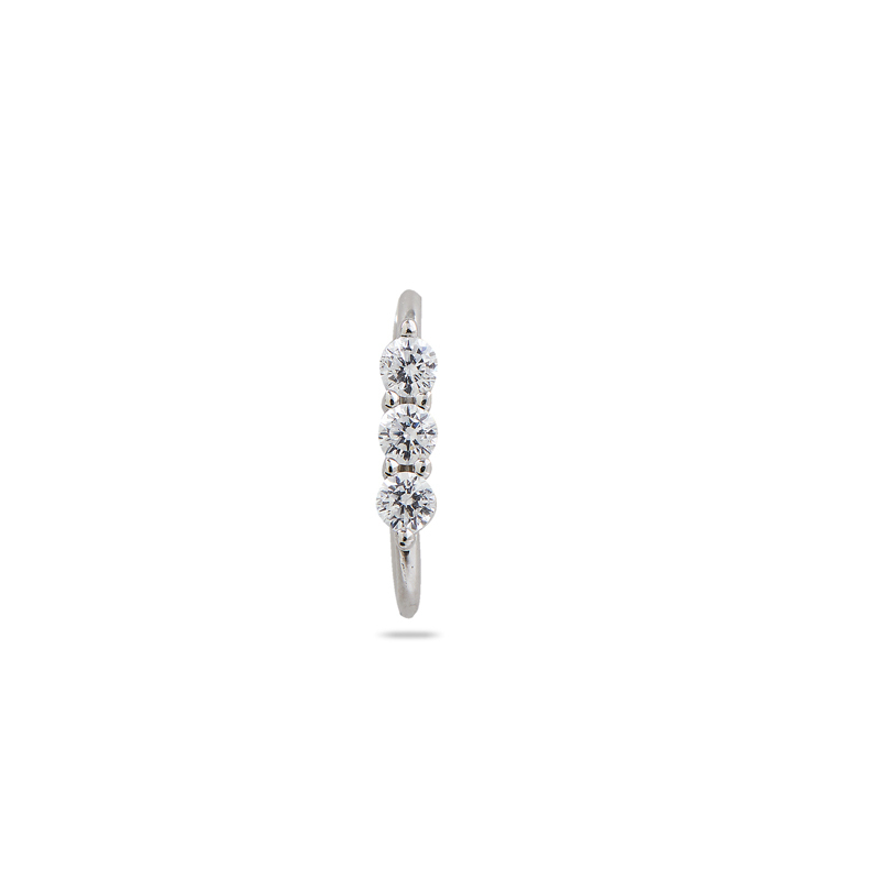 ZARA - 3 Stone Ear Cuff | Layered Jewelry