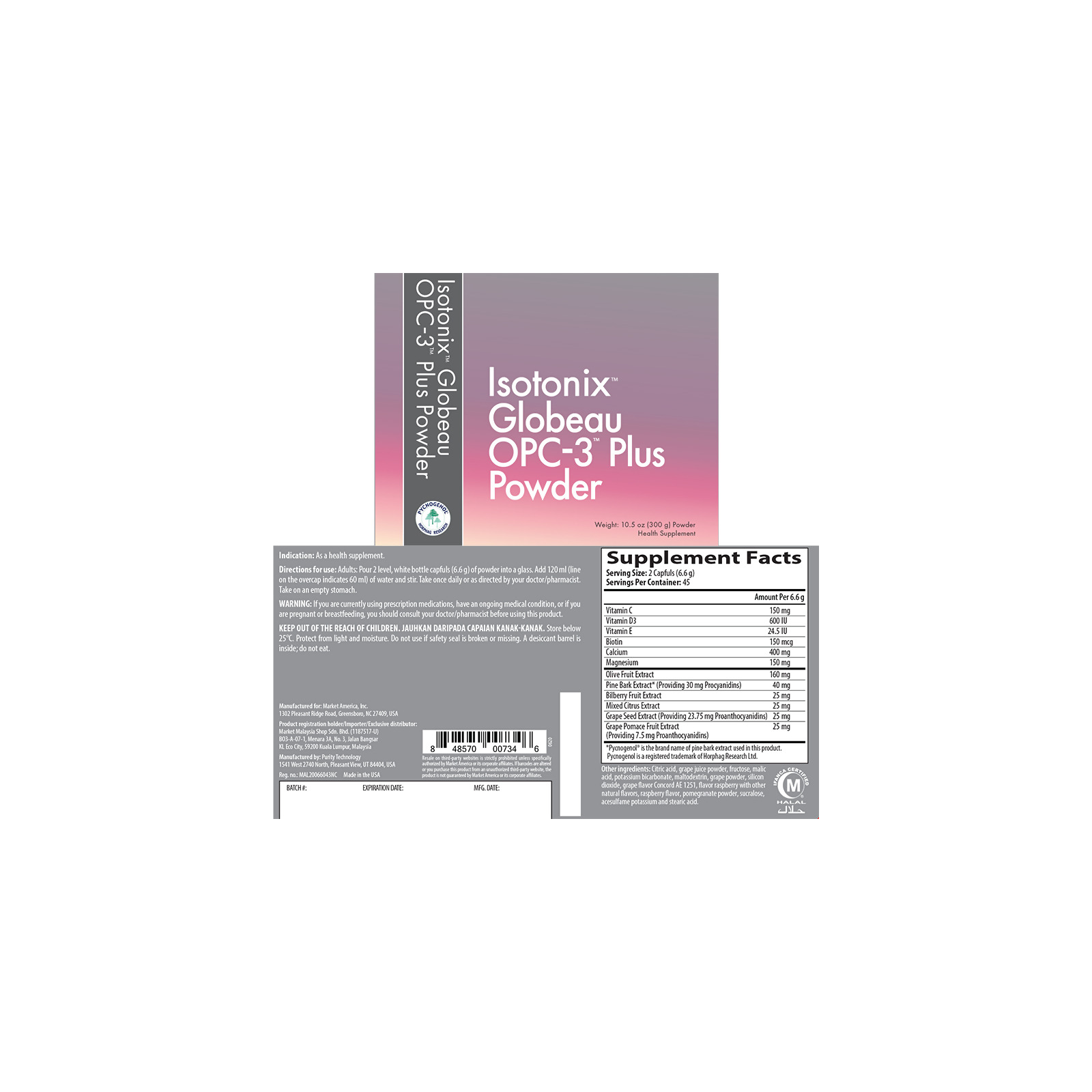 Isotonix™ Globeau OPC-3™ Plus Powder
