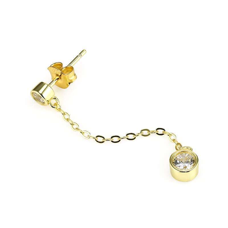 IRIS – Double Stone Drop Earrings