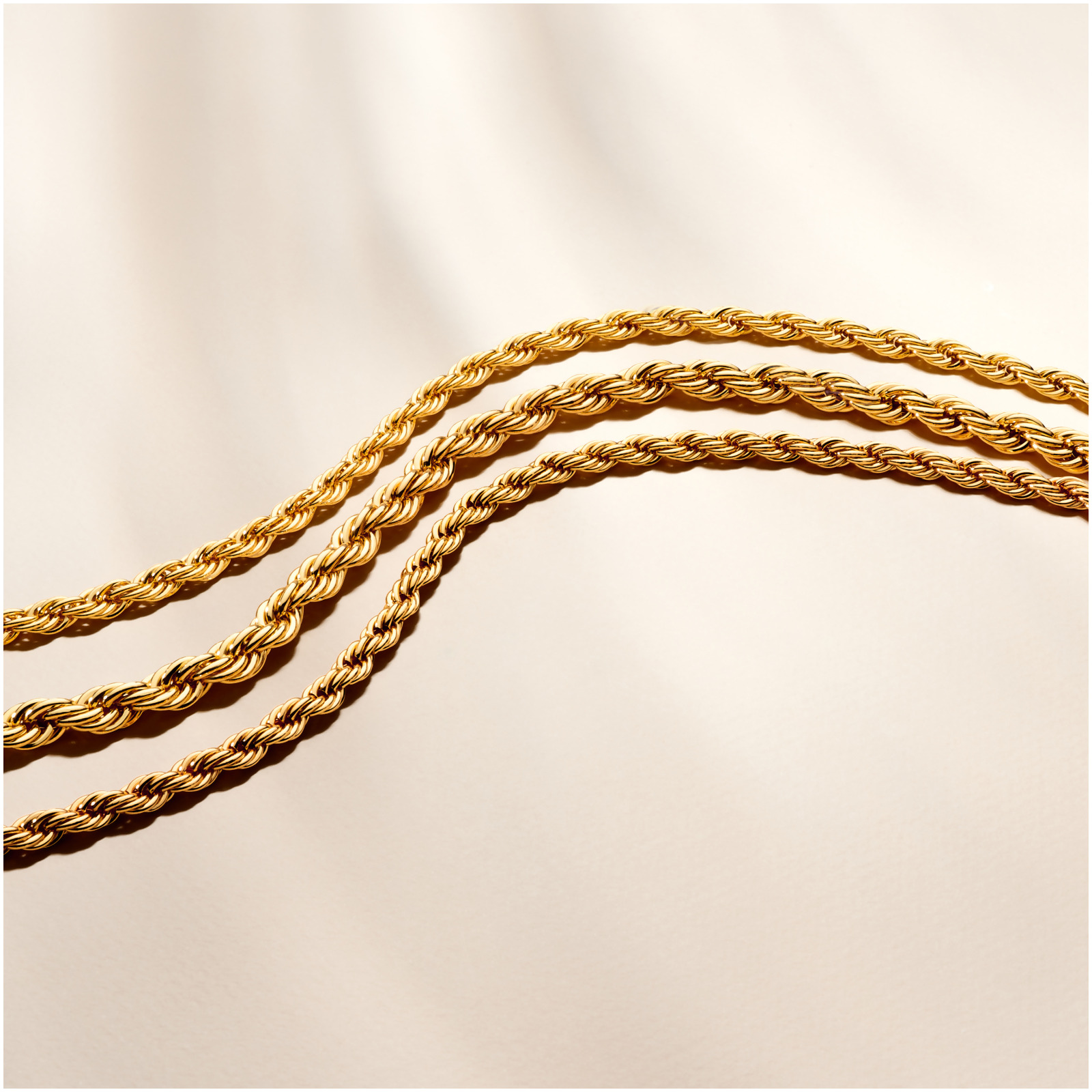 LEON – Extended 6 mm Rope Chain Bracelet