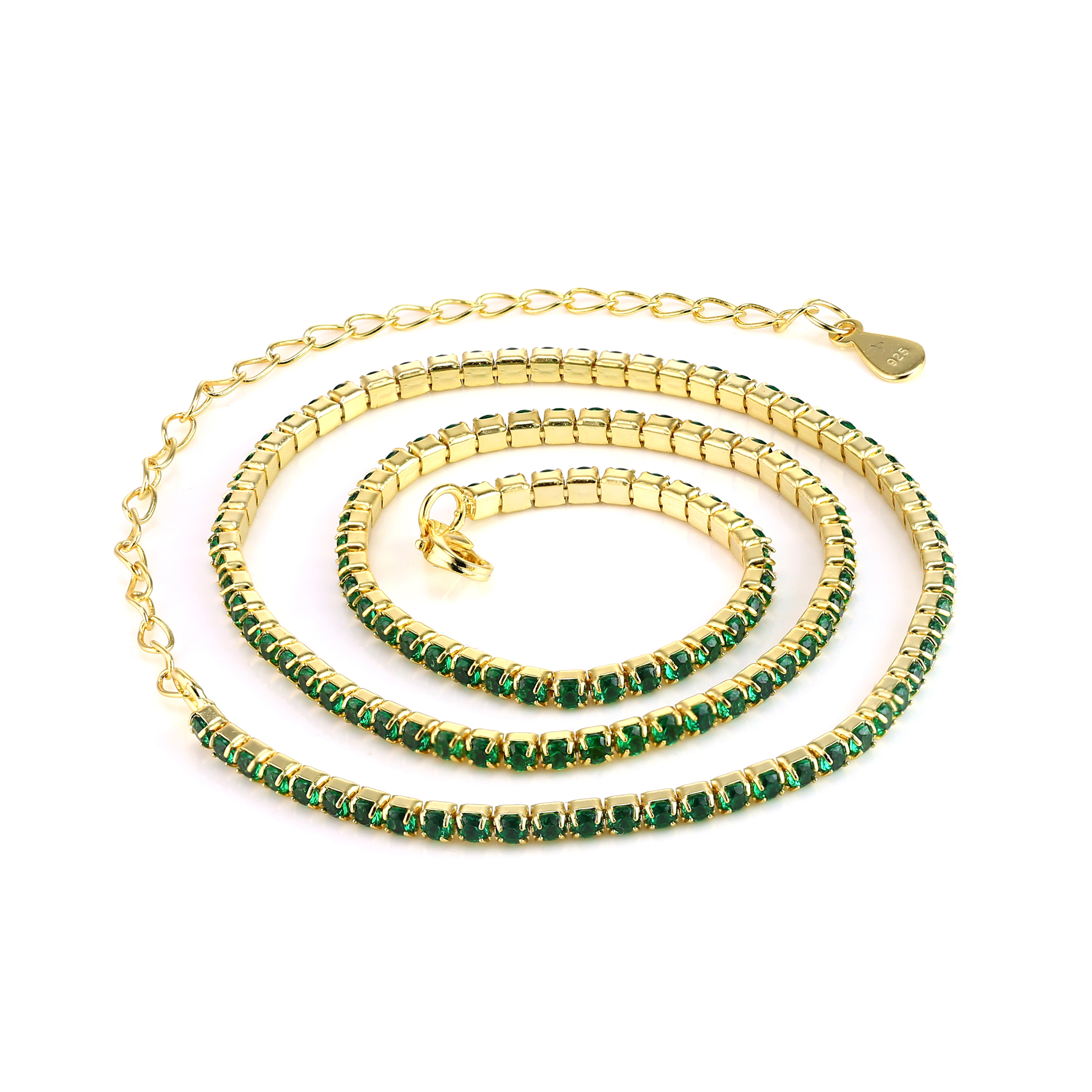 SIERRA - Round Cut Tennis Choker - Final Sale