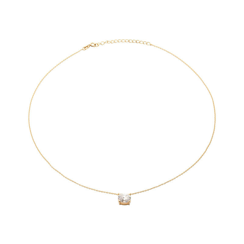 CORA - Oval Cut Solitaire Pendant (SPECIAL)