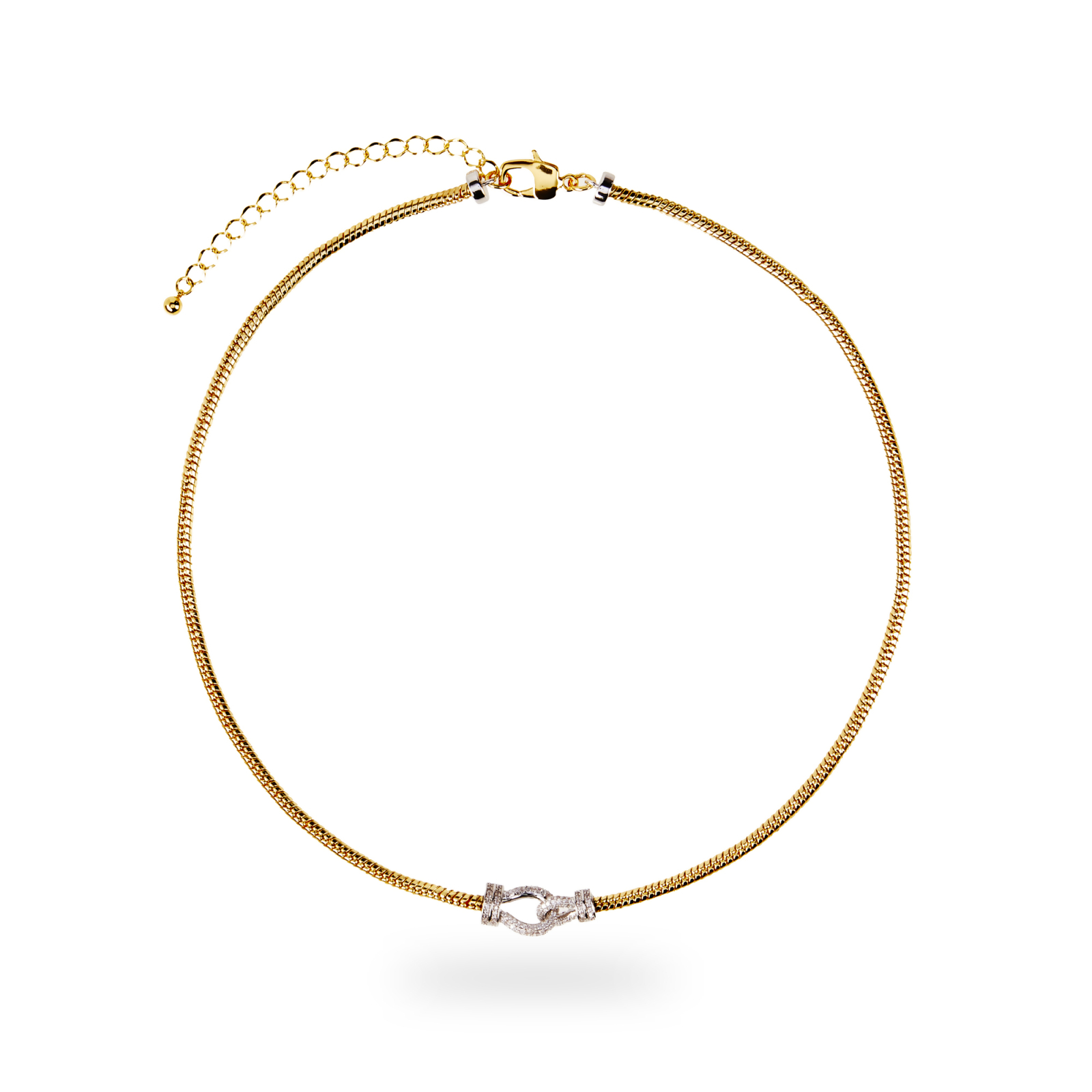 KENNEDY – Classic Stone Link Necklace