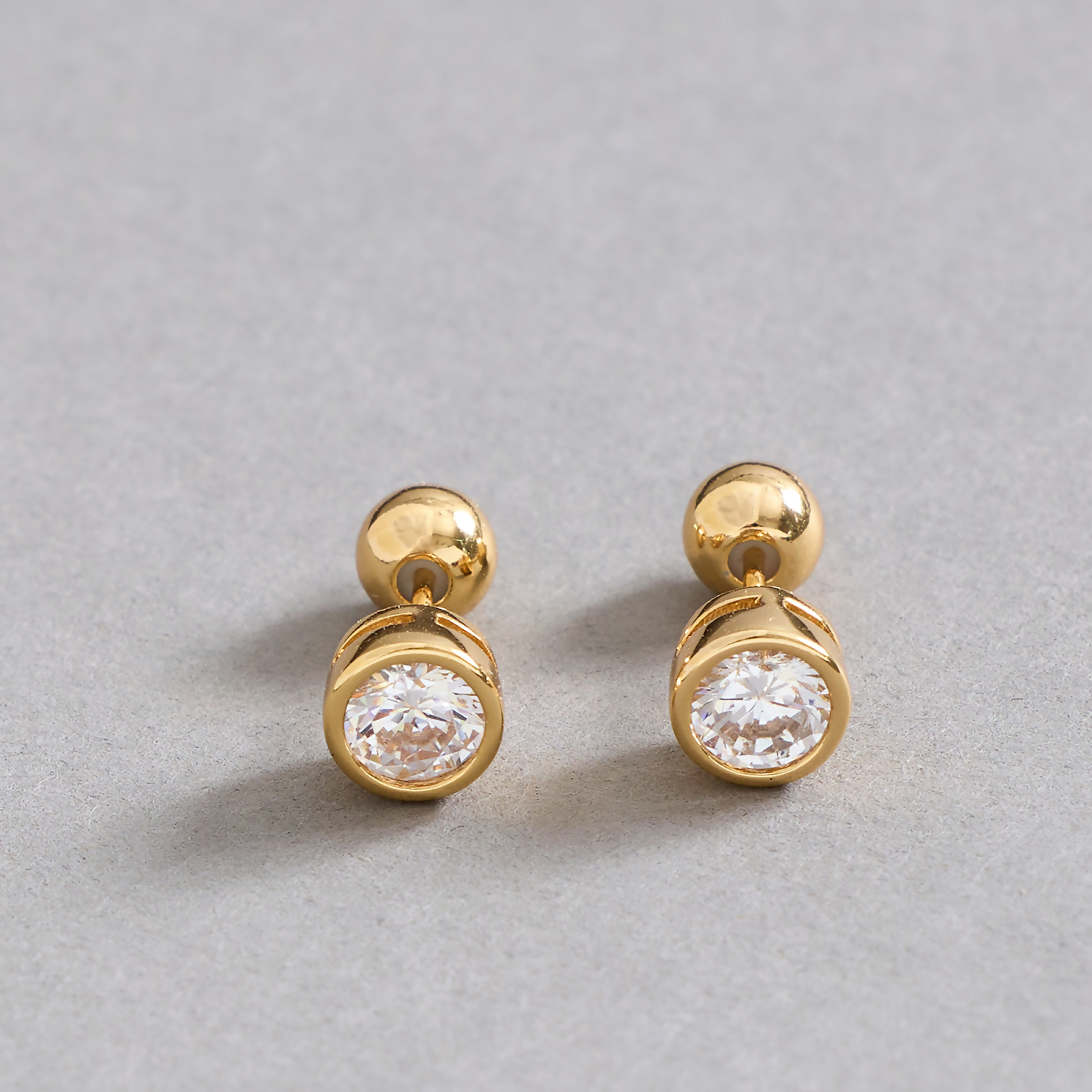 DIANA – Bezel Set Studs