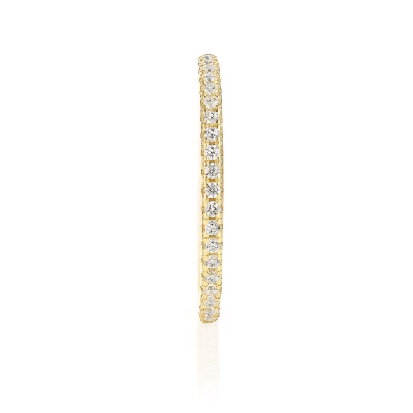 ANGIE - Eternity Band - Size 5 - Gold | Clear