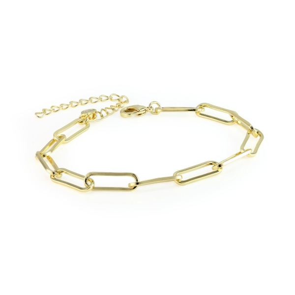 JUSTINE - Paperclip Bracelet - Gold