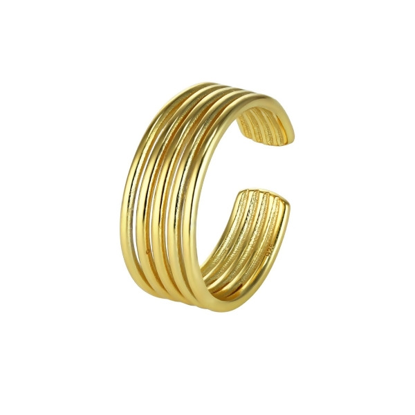 NORA - Midi Ring - Size 3.5 - Gold