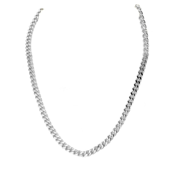EVIE - Curb Chain Necklace - Silver