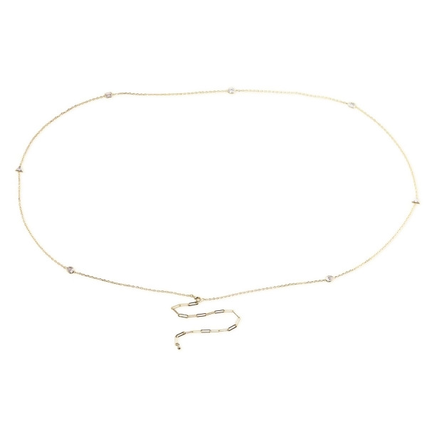 BELIZE - Station Belly Chain (SPECIAL) - Size S/M - Gold | Clear