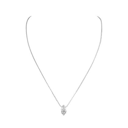 JOSEPHINE – Marquise Pendant - Silver | Clear