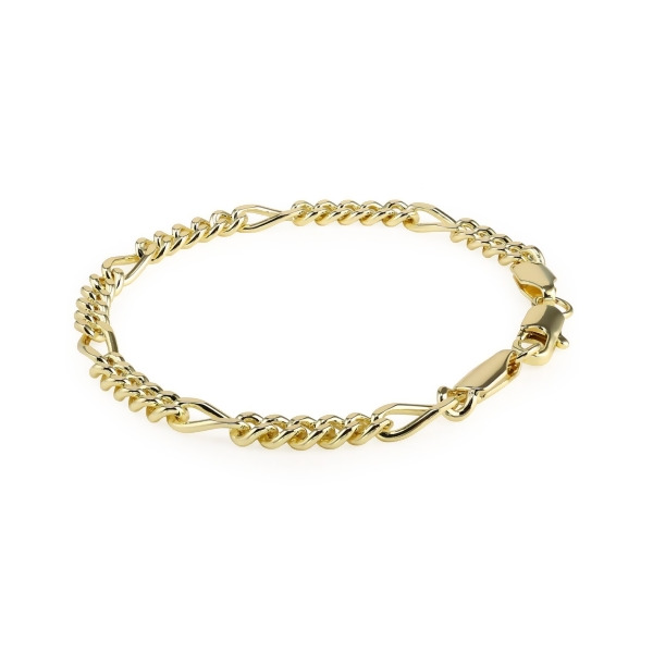 AYDEN – Figaro Chain Bracelet - Size 6.5