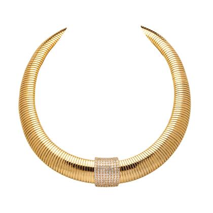 CLEO – Graduating Necklace - Gold | Clear