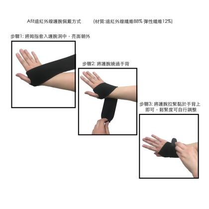 Afit 藍銅胜肽可調式護腕 