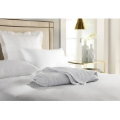 Sheridan cotton waffle blanket - dove / queen/king Sheridan cotton waffle blanket - dove / queen/king