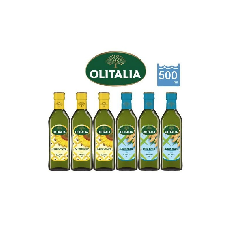 義大利 Olitalia 奧利塔 玄米油 500ml 3瓶 葵花油 500ml 3瓶 免運from E Payless 百利市購物中心at Shop Com Tw