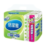 倍潔雅超吸力廚房紙巾60+10張x6捲x8串/箱 倍潔雅超吸力廚房紙巾60+10張x6捲x8串/箱