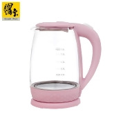 【限時促銷】【鍋寶】玻璃快煮壺1.8L-(粉) KT-1821P 【限時促銷】【鍋寶】玻璃快煮壺1.8L-(粉) KT-1821P